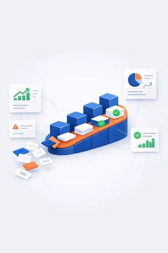 Revenue analytics i HubSpot - illustrasjon