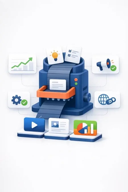 Marketing Hub som DSW-spor - illustrasjon
