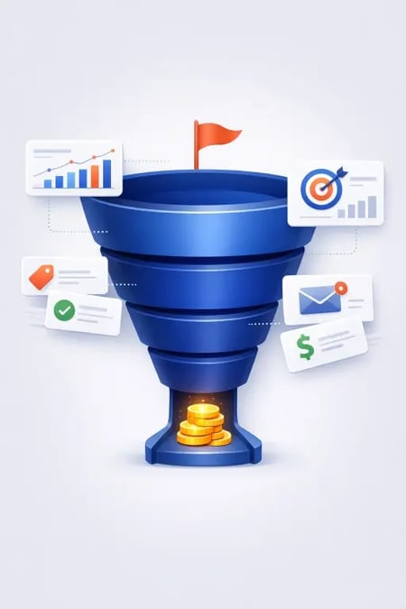 HubSpot Marketing Hub vs Marketo, Salesforce og ActiveCampaign - illustrasjon