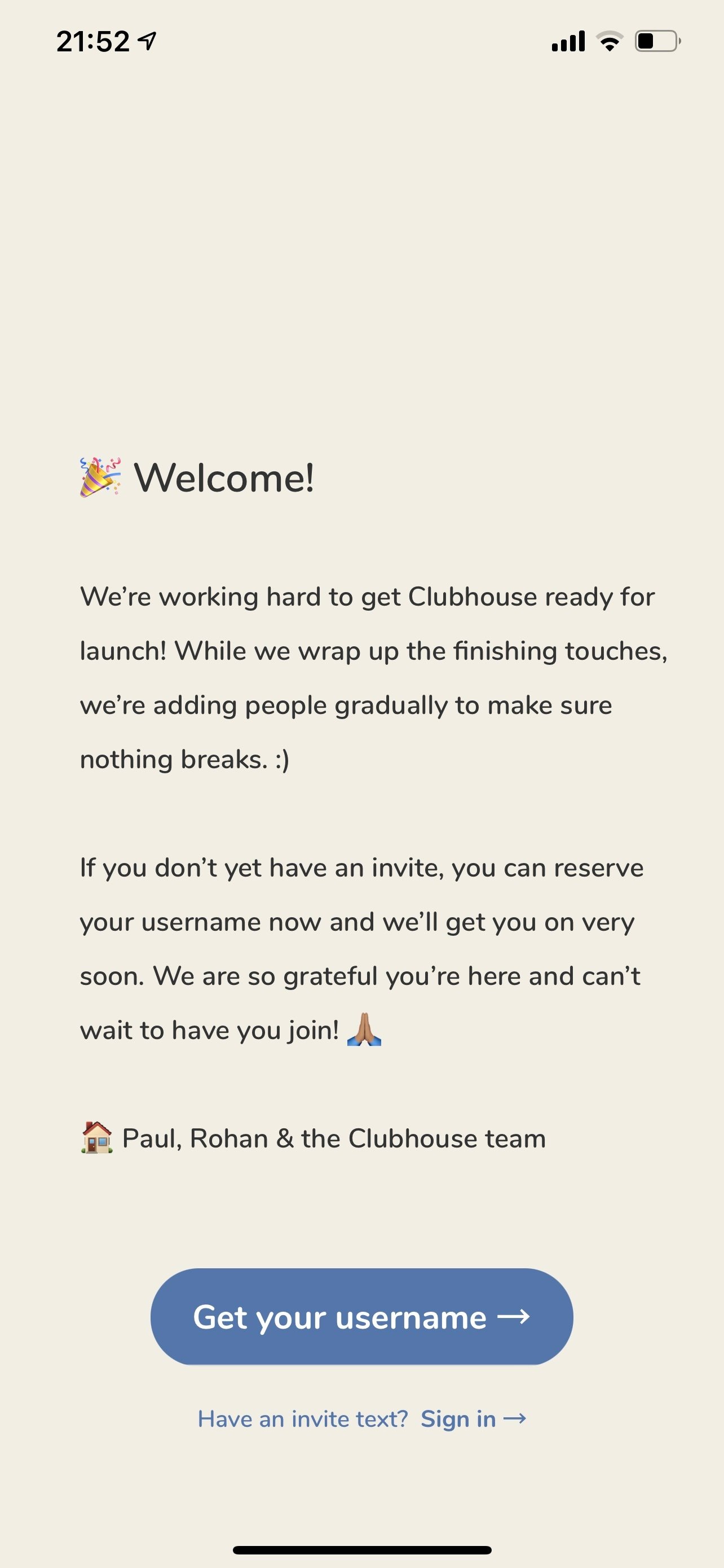 Hvordan få Clubhouse-invitasjon